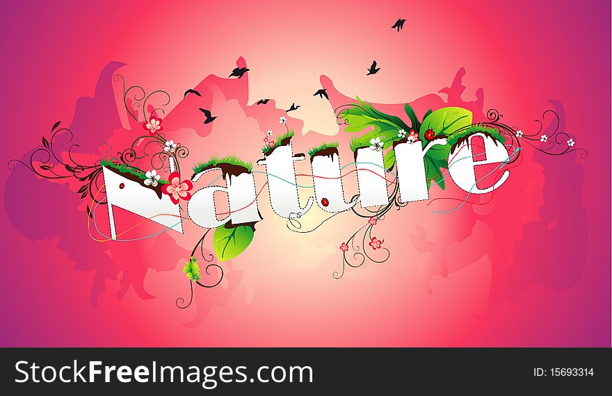 Background Flower Illustration