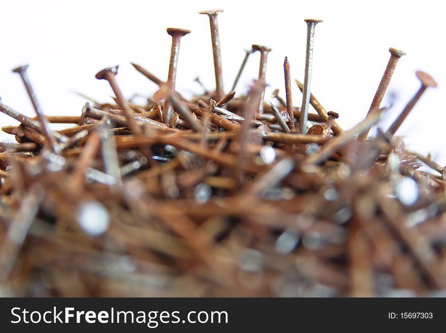 Stack of  nails