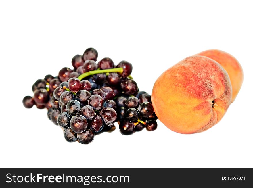 Peaches and Grapes