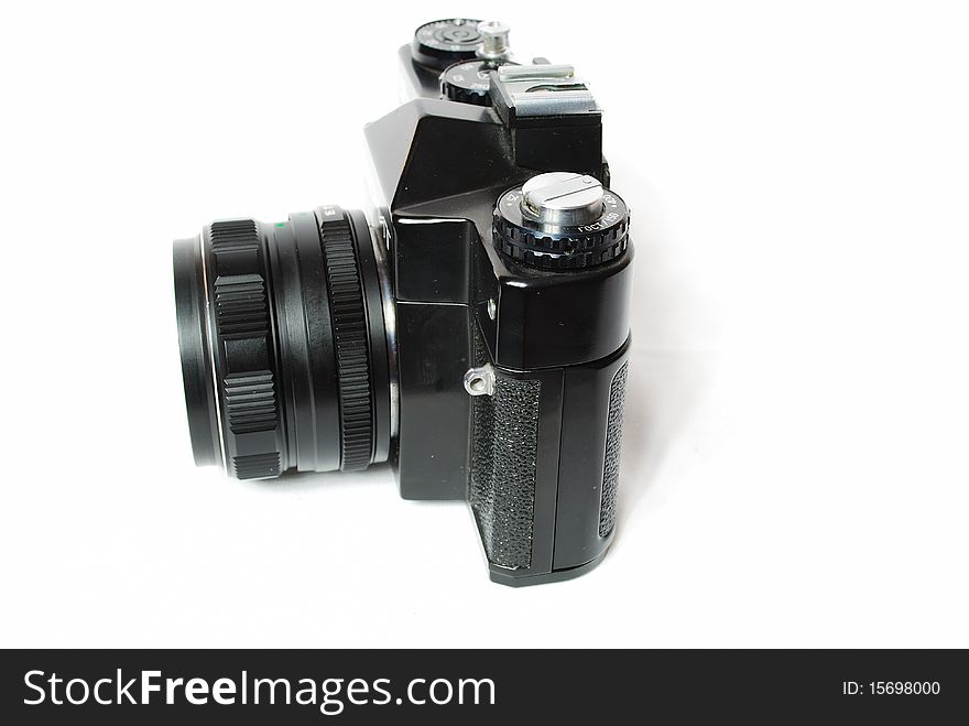 Film camera view from above