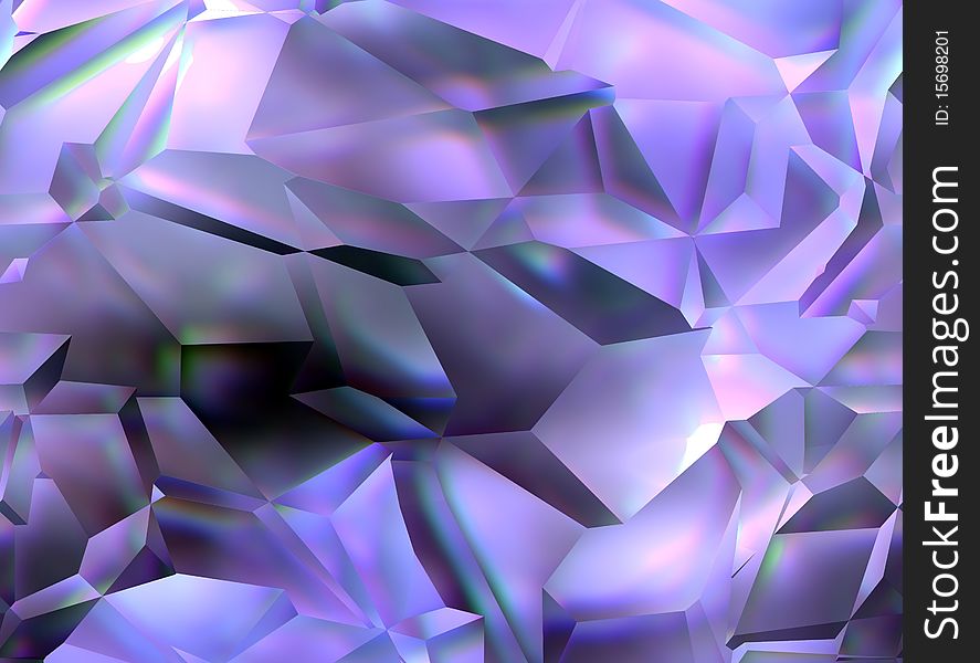 3d rendered amethysts crystal background. 3d rendered amethysts crystal background