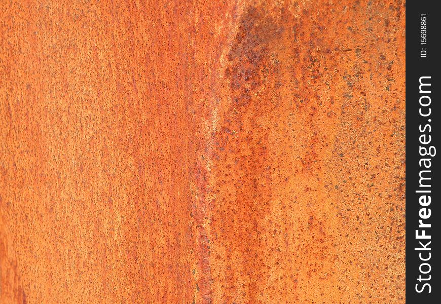 Rusted iron for background usage. Rusted iron for background usage