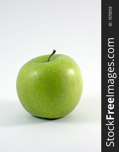 Green Apple in a white background