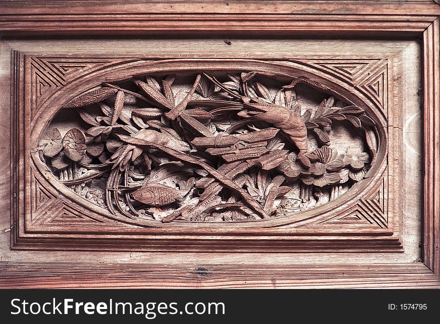 Chinese old Woodcarving