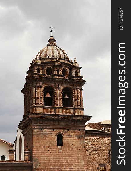 Church in the Cuzco,Peru. Church in the Cuzco,Peru