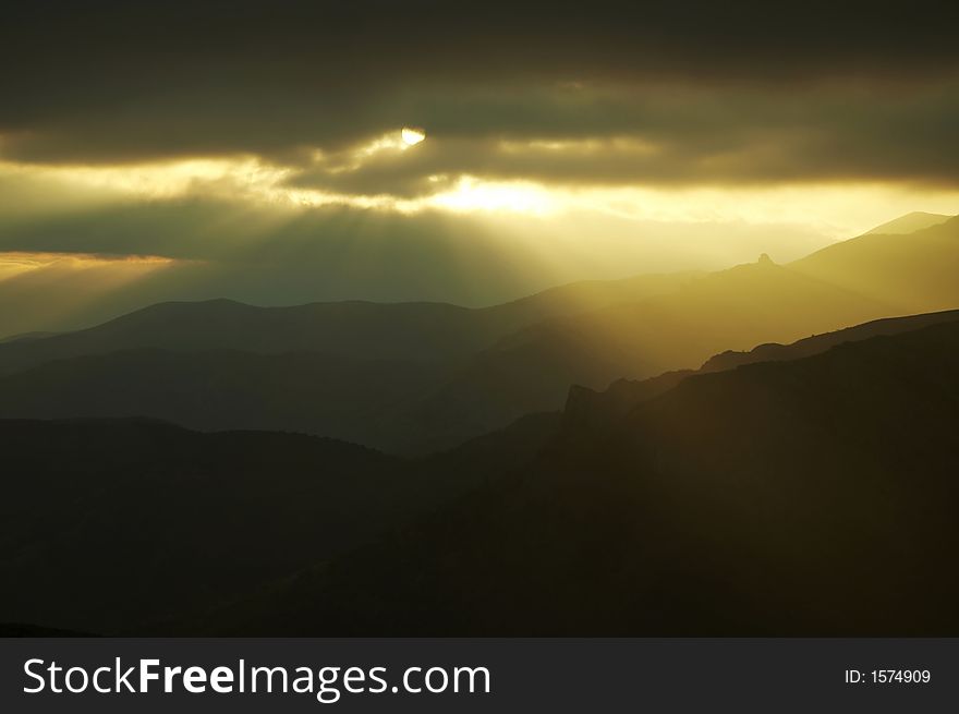 Storm In Mountain