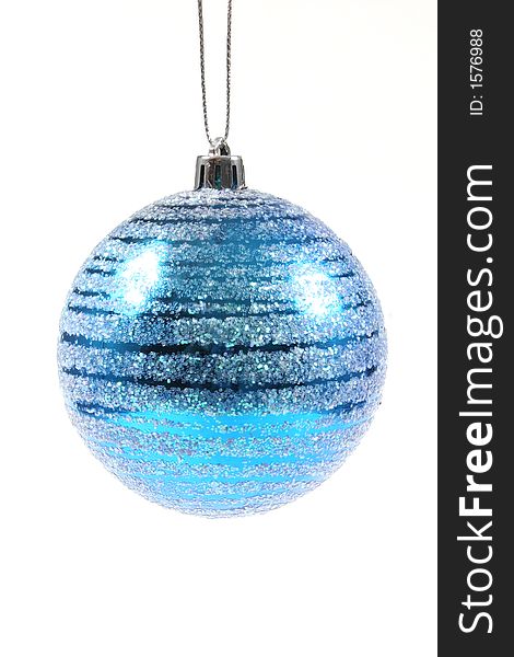 Blue Christmas Ornament