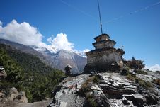 View Of Annapurna, Nepal Royalty Free Stock Images View Of Annapurna, Nepal Royalty Free Stock Images