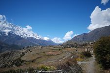 View Of Annapurna, Nepal Royalty Free Stock Images