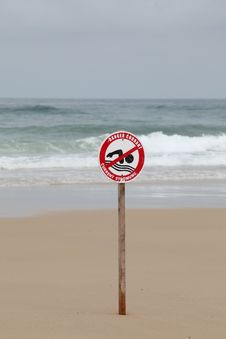Swimming Prohibited Stock Image