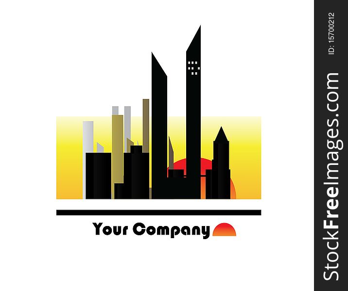 Corporate logo isolated on white. Corporate logo isolated on white