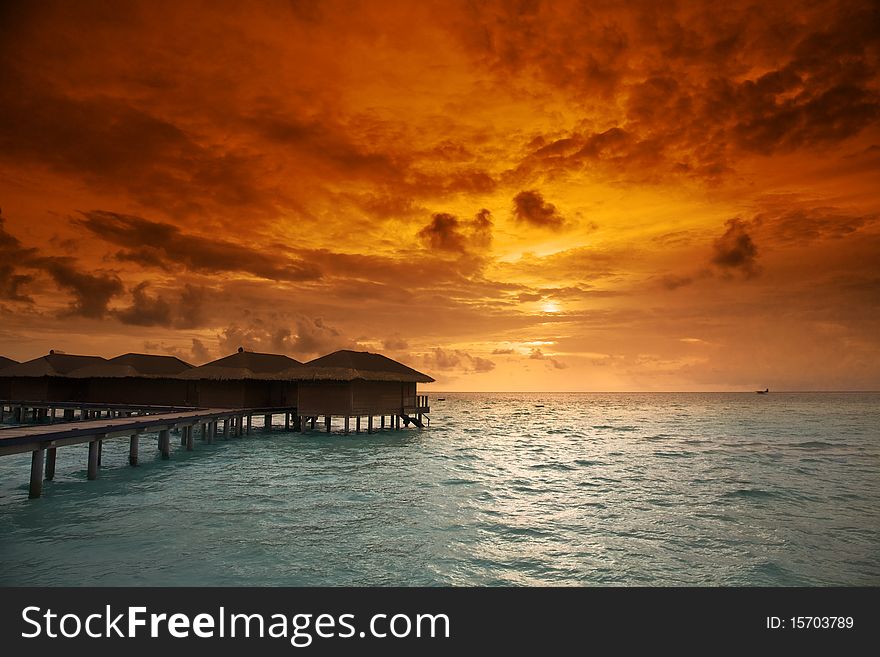 Maldives Sunset