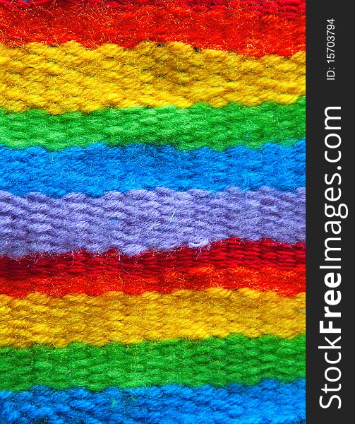 Bright handmade knitting texture background