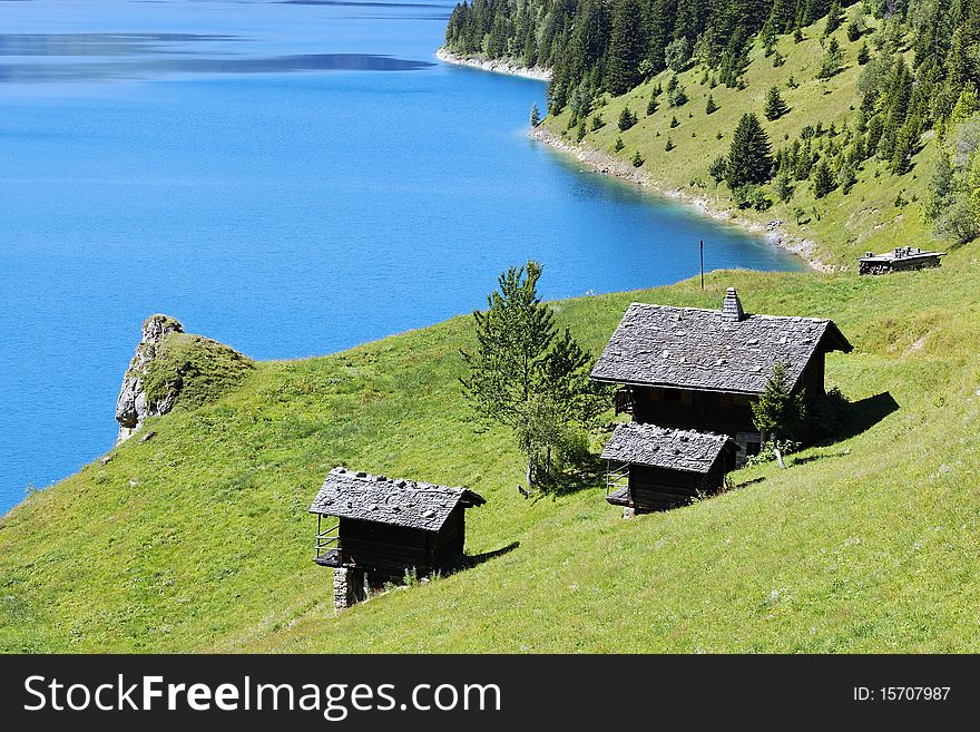 Great lake in french mountain