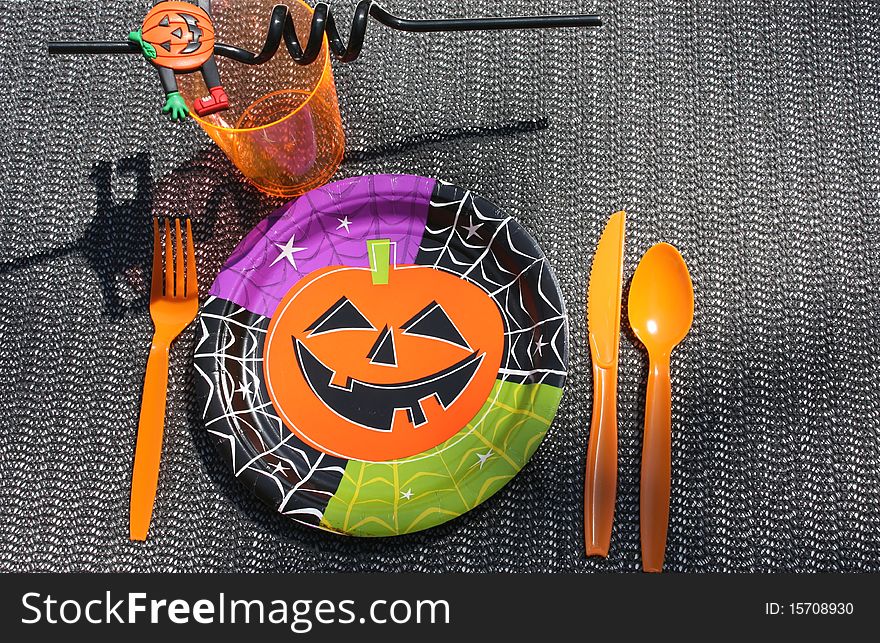 Halloween Table Setting