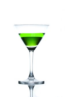 Green Drinks In Martini Glass Stock Photo Green Drinks In Martini Glass Stock Photo