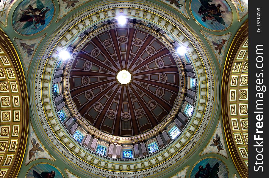 Interior Dome Of Church