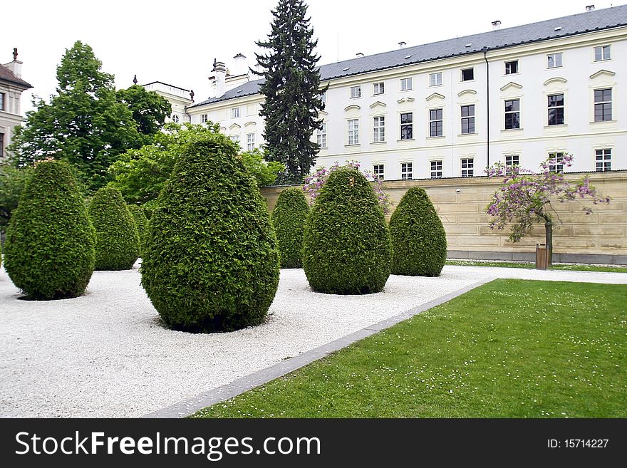 Royal Garden in Prague,Europe
