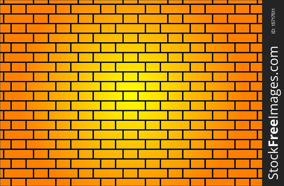 Brick wall background for your design