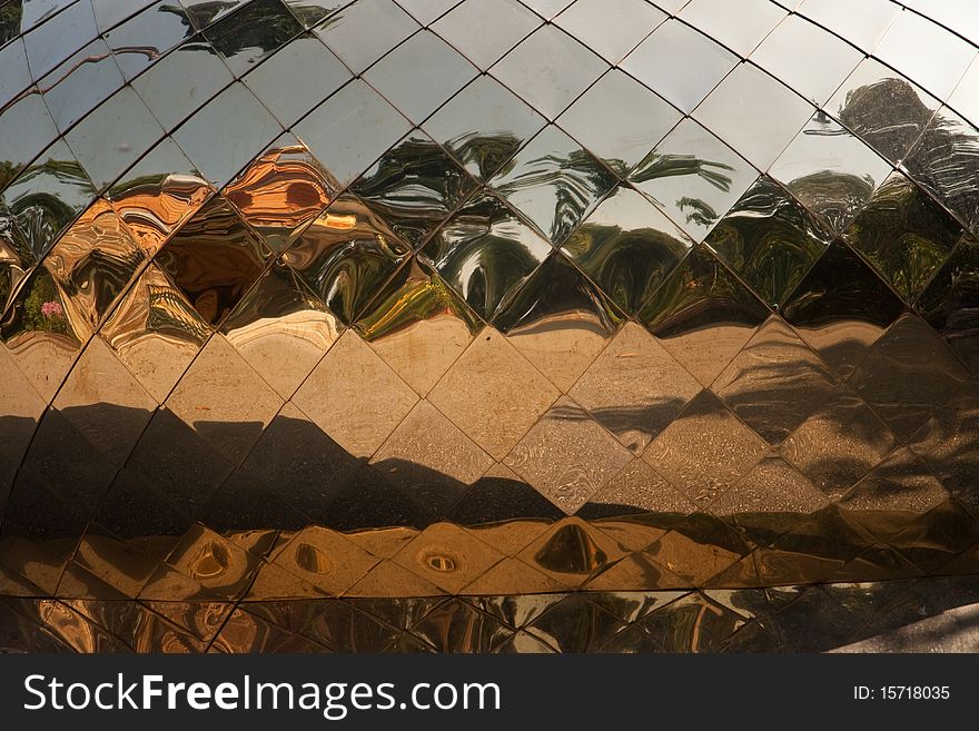 The Texture Of The Dome Of The Church