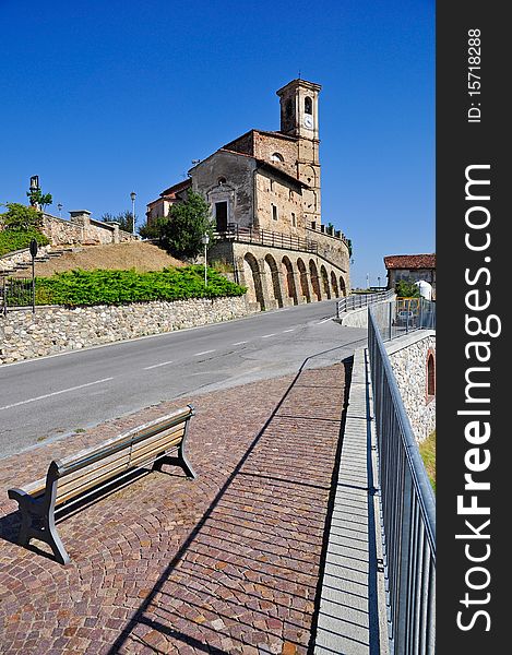 Scagnello Church, Piedmont, Italy