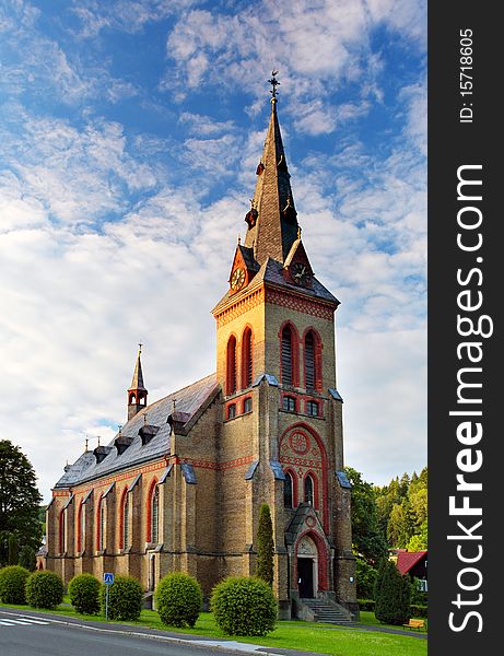 Nice Catholic Church in eastern Europe