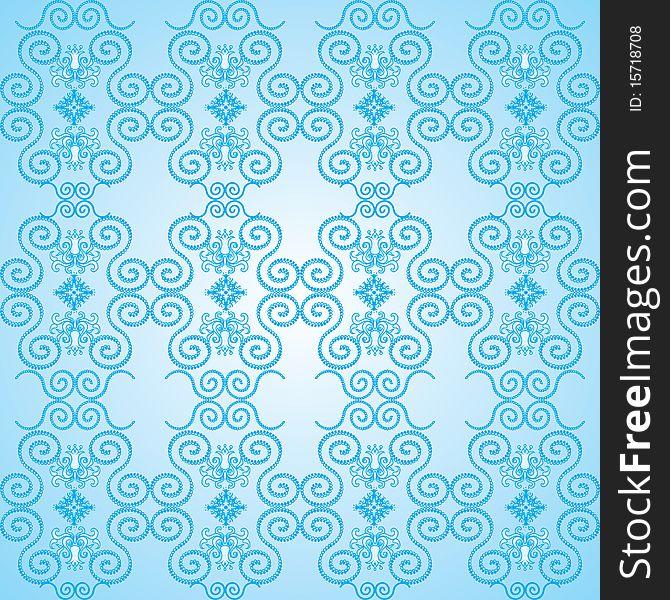 Vector Image seamless wallpaper with elements of vegetable ornament. Vector Image seamless wallpaper with elements of vegetable ornament.
