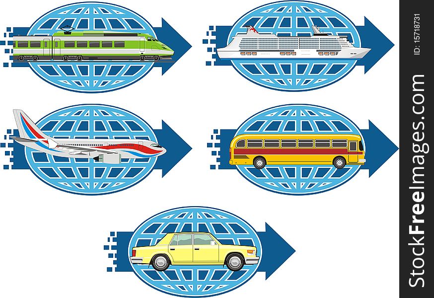 Transportation passenger by all means of transport. Transportation passenger by all means of transport