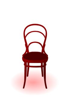 Vector Illustration A Wooden Chair Stock Photo Vector Illustration A Wooden Chair Stock Photo