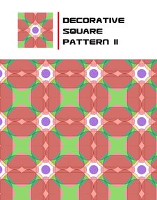 Decorative Square Pattern II Royalty Free Stock Photos Decorative Square Pattern II Royalty Free Stock Photos