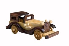 Wooden Toy Car Stock Images