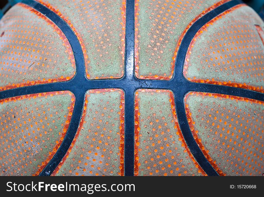 Pattern leather basketball used to much. Pattern leather basketball used to much