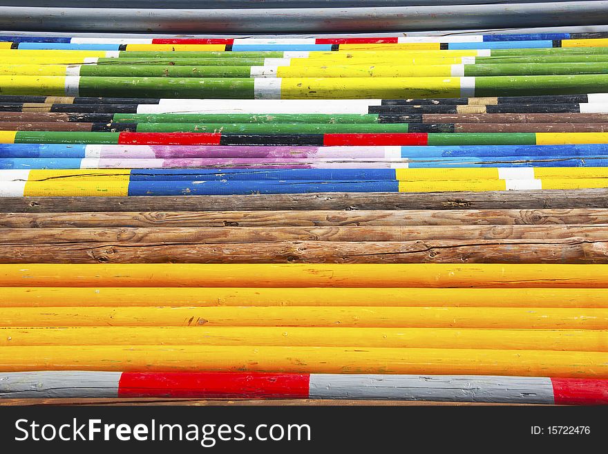 Background in wood of various colors. Background in wood of various colors