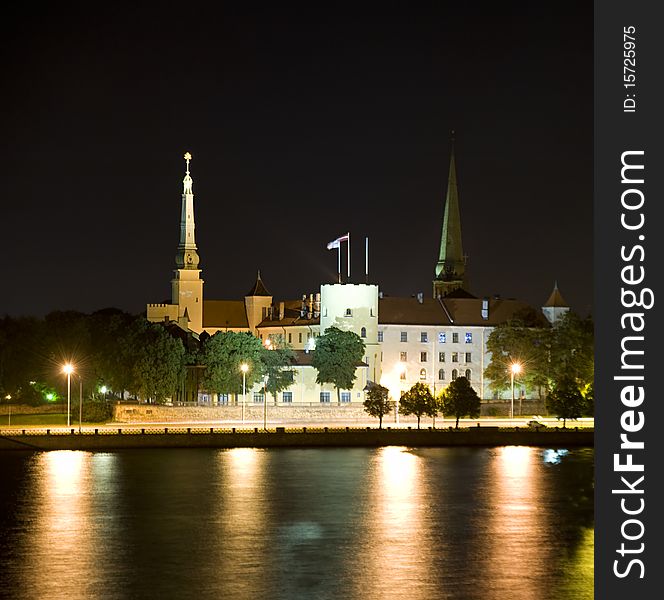 Riga Castle - the official residence of the President of Latvia