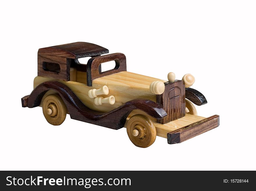 Natural wooden toy car, toys
