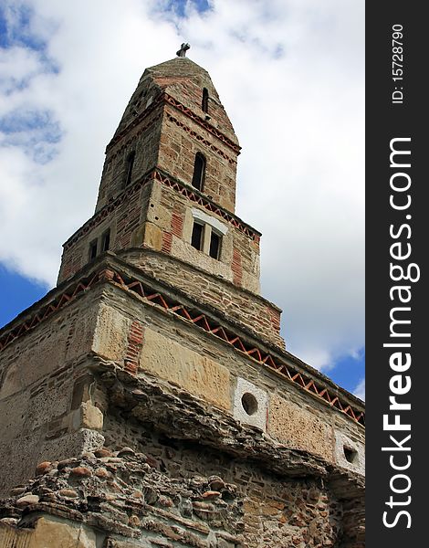 This is a picture with the oldest church from Romania. It can be admired in Densus, Hunedoara. This church was built in XIII century and it`s the only building build in the Romanian architectural style. This is a picture with the oldest church from Romania. It can be admired in Densus, Hunedoara. This church was built in XIII century and it`s the only building build in the Romanian architectural style.