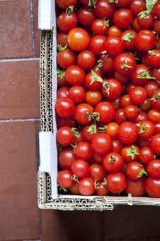 Cherry Tomatoes Royalty Free Stock Image Cherry Tomatoes Royalty Free Stock Image