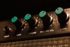 Worn-out Guitar Amplifier Royalty Free Stock Images Worn-out Guitar Amplifier Royalty Free Stock Images