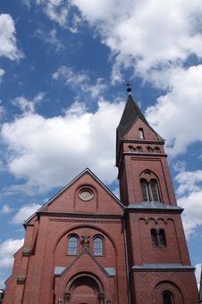 Protestant Church Olpe Stock Image