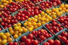 Tomatoes On Vegetable Stand Royalty Free Stock Photos Tomatoes On Vegetable Stand Royalty Free Stock Photos