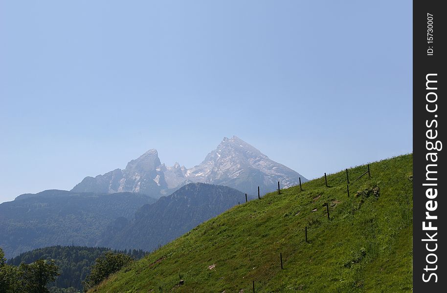 Mt. Watzmann in the Berchtesgaden Alps, Germany