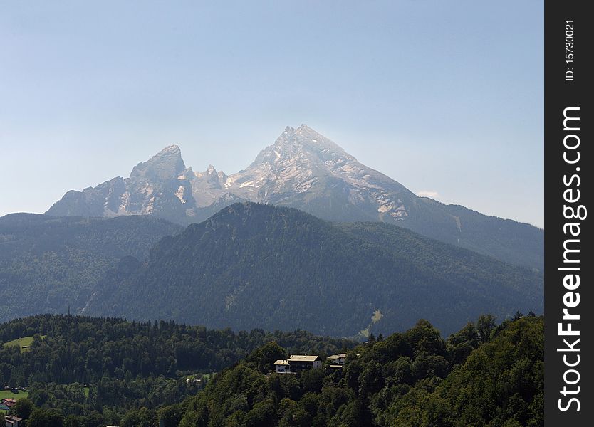 Mt. Watzmann in the Berchtesgaden Alps, Germany