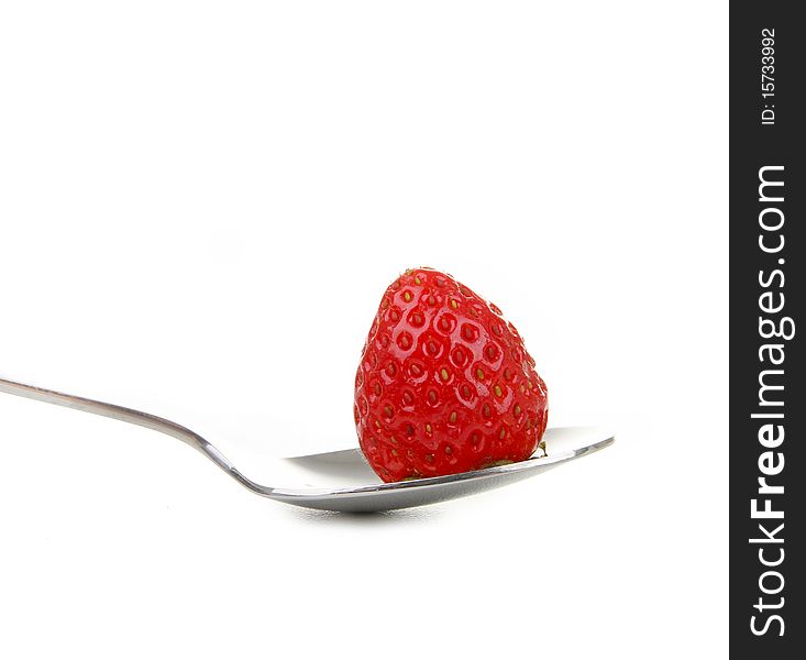 Spoon With Srawberry