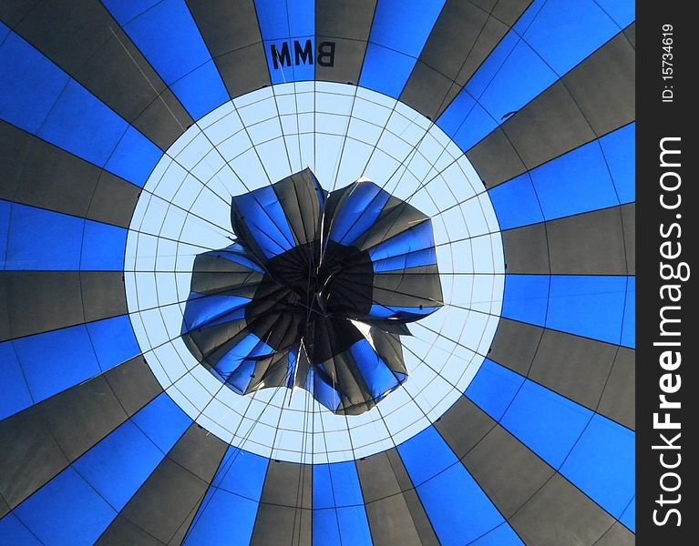 black and blue colours of the balloon. black and blue colours of the balloon