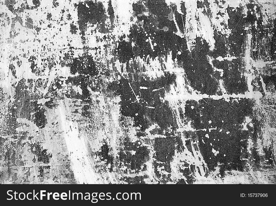 Monochrome aged metal texture, abstract background