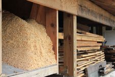 Free Sawdust And Lumber Royalty Free Stock Image - 15742266