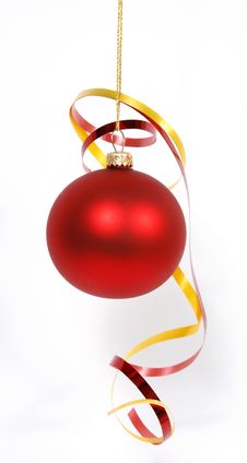 Red Glass Ball Royalty Free Stock Images Red Glass Ball Royalty Free Stock Images