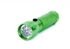 Green Neon Flashlight Royalty Free Stock Image