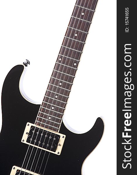 Electric Guitar Isolated On White