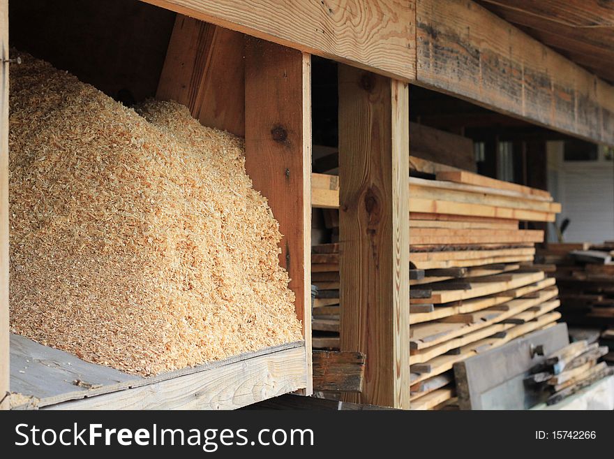 Sawdust And Lumber